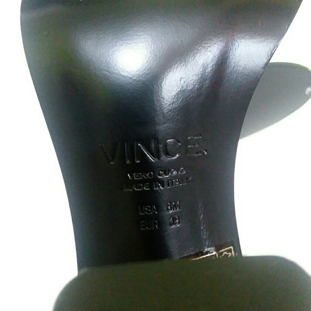 Vince Nicole Leather Ankle-Cuff Sandals Sz 8 M - Picture 6 of 6